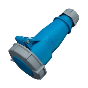 TOMA AEREO 16AMP 2P+T 250V AZUL 6H IP67