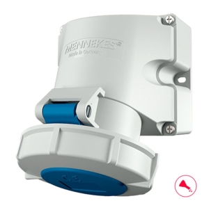 TOMA VISIBLE 32AMP 3P+T 250V AZUL 9H IP67