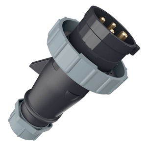 ENCHUFE 16AMP 3P+T 500V NEGRO 7H IP67