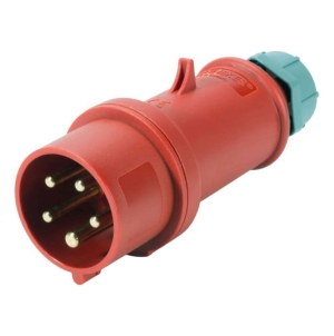 ENCHUFE 16AMP 3P+N+T 415V ROJO 6H IP44