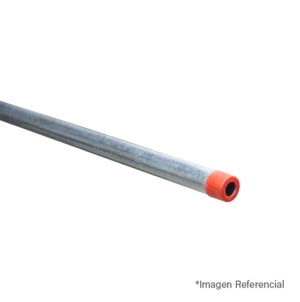 TUBO CONDUIT RIGID 1-1/2″ DE 3MTS C/UNIÓN GALVANIZADO EN CALIENTE CON UL