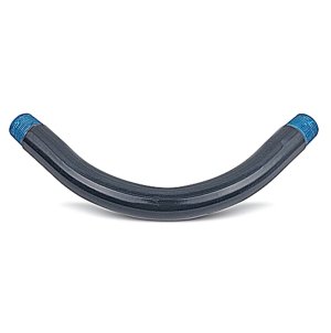 CURVA OCAL CON REVESTIMIENTO DE PVC 1»